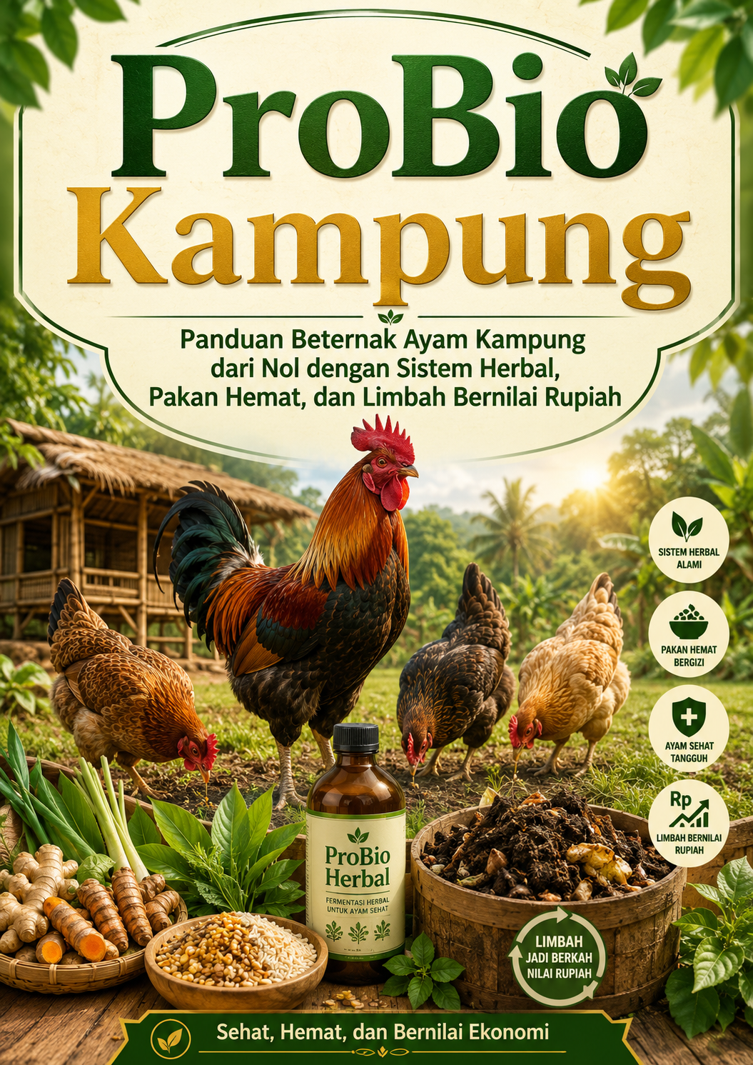 					Lihat ProBio Kampung: Panduan Beternak Ayam Kampung dari Nol dengan Sistem Herbal, Pakan Hemat, dan Limbah Bernilai Rupiah
				